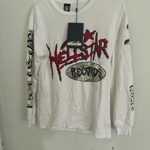 Long sleeve Hellstar tee small but fits like a medium with tags